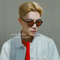 GD Right Zhilong Tongan Colour Spectacle Male Tide Personality Hip Hop to blame red sunglasses Myopia Female Discoloration Glasses Gm