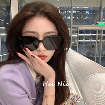 2021 new seaside sunglasses female summer square large face slim square glasses driving shading sunglasses male boom gm