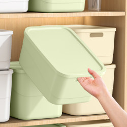 XH cosmetics storage box student dormitory desktop sundries snacks rectangular storage basket household toys storage