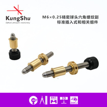 Workmanship (KungShu) M6X0 25 Precision threaded pair of actuators Precision fine tooth screws