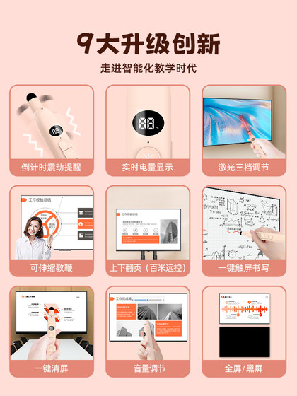 yixiangsu 텔레스코픽 교육 스틱 페이지 회전 펜 교사 다기능 XIWO 전자 화이트 보드 멀티미디어 교육 기계 터치 스크린 쓰기 PPT 레이저 원격 제어 펜 클래스 카운트 다운 yixiangsu 텔레스코픽 교육 스틱 페이지 회전 펜 교사 다기능 XIWO 전자 화이트 보드 멀티미디어 교육 기계 터치 스크린 쓰기 PPT 레이저 원격 제어 펜 클래스 카운트 다운