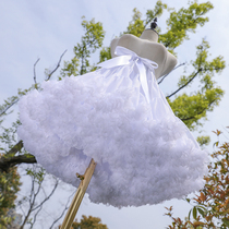 Skirt lolita cloud skirt lolita gauze daily violence soft yarn boneless petticoat marshmallow jk summer