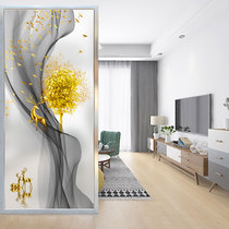Customized Nordic Living Room Glass Screen Modern Simple Small House Partition Wall Decorated by Portal Bedroom Abstract