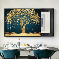 Light luxury meter box decorative painting non-perforated distribution box shielding switch box main power switch modern simple hanging painting