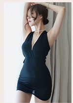 Up to the building pajamas skirt sexy tempting underwear hot sleeping dress lace uniform secretary dress pure wind