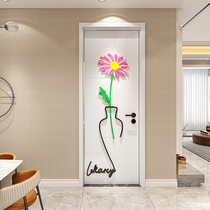 Flower rattan living room wall decoration door stickers acrylic three-dimensional wall stickers background wall restaurant kitchen porch layout stickers
