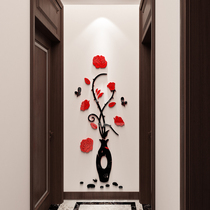 Plum decoration self-adhesive wall sticker waterproof Chinese creative living room porch bedroom layout 3d three-dimensional wall sticker