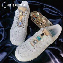 Homemade adaptation Air Force One retro Diamonds crystal Crystal Pins Accessories Diy Accessories Shoes Buckle AF1 Gem Shoe Buckle