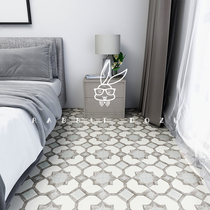 Nordic style hand-painted retro art tiles Kitchen restaurant color background wall tiles Balcony sun room non-slip floor tiles