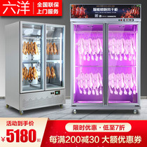 Liuyang intelligent roast duck drying cabinet air drying cabinet commercial roast goose roast meat double door vertical duck embryo refrigeration disinfection and preservation
