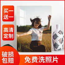 Wash photos into photo frame setting table customized baby wedding family photo free print print creative ornaments gift