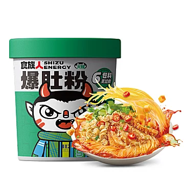 食族人网红火辣爆肚酸辣粉163g*6桶[11元优惠券]-寻折猪