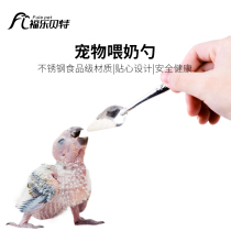 Parrot feeder to feed the bird feeder Milk Powder Feeder Drug Spoon Tiger Leather Peony Genin Special Spoon Bird Feeding Tool