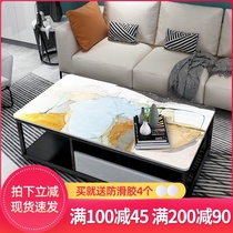 (Q elastic silicone table mat)Tasteless waterproof oil-proof anti-scalding leave-in modern simple tablecloth dining table coffee table mat square