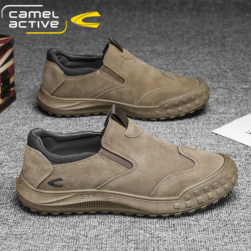 Camel Dynamic Men's Shoes A Foot Pedal Lao Men Casual Sports Shoes Men's and Dad 2023 New Fall-Taobao