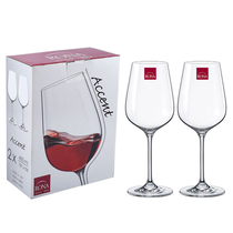 Czech imported RONA lead-free crystal glass tall wine wine wine glass Bordeaux wine glasses 2 gift boxes