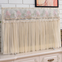 LCD TV Mask Lace mounted flat-screen TV cover vertical all-pack TV cover