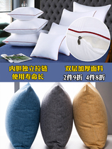 Pure linen sofa with pillow cushion sleeping room with bed head large backpillow pillow sleeper without core