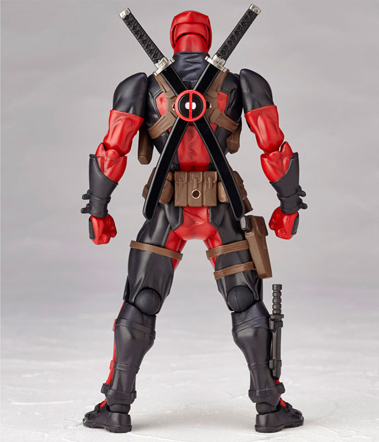 漫威 海洋堂山口式死侍手办模型玩具 死侍2电影版公仔可动人偶