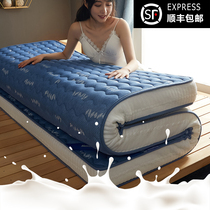 The latex mattress soft cushion thickened the tatami family with a double high-dense sponge dream 1 2 1 5 1 8*2m bed