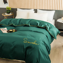 Pure cotton covered 160x210 modern luxury 2mx23 was set in single inssimple Nordic green cover set 3