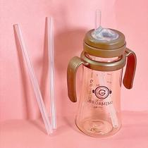Child Soft Gum Straw Baby Drink Water Suction tube accessories Children KWY Tong with large caliber long silicon coarse non-once soft