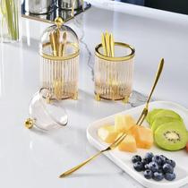 Food Sub Stainless Steel Water Fork Suit Cake Dessert Household Small Water Fruit Sign Collection Fork Na LD155 Box Cheese