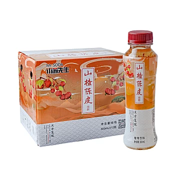 【小苏】0脂山楂汁饮料300ml*12瓶[23元优惠券]-寻折猪