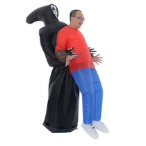 Party event Adults prank Halloween classic Old style Ghost Hugs inflatable clothes