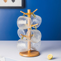 Wine Glass Shelf Upside Down Home Glass Cup Shelf Mesh Red Cup Ins Wind Nordic Creative Personality Wine Rack Swing Suit