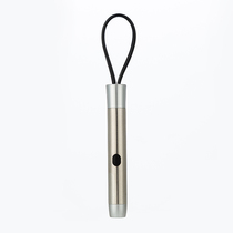 Stainless steel flashlight White light lighting 395 purple banknote inspection mini portable keychain flashlight