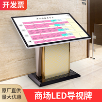 Lobby guide arch Floor signboard Hospital landing guide card High-grade water card Community general flat map display guide