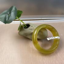 Beautiful natural Xiu jade bracelet through shiny stone Jia Cuitian green frozen flowers jade Old jade 180 bracelet boutique l Liao yanghong