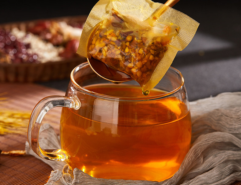 红豆薏米芡实茶养生五宝茶去湿气男女调理养胃赤小豆祛湿大麦花茶