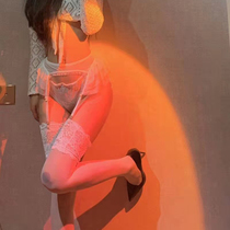 Sexy Pivot Mesh Yarn Pendant Socks With Silk Socks Suit Fairy Air Flutter Girl Non-slip Socks Clip