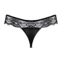 Snow Fox Valley panties Super sexy lace thong womens incognito panties Womens panties transparent T pants Ultra-thin black
