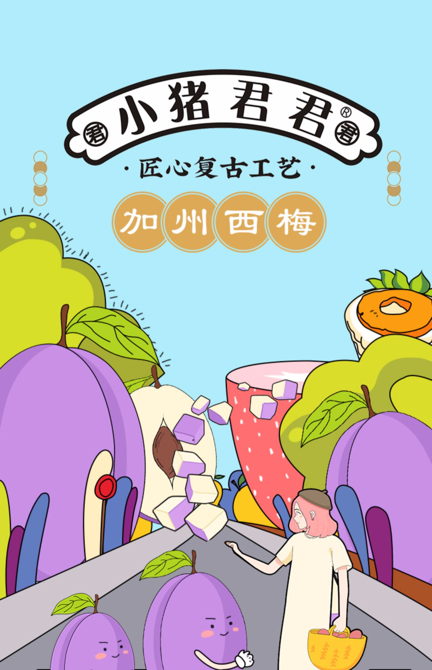 大西酸梅100g*4话梅干蜜饯