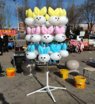 Cotton candy display frame plug - up bracket two or three layers of stainless steel scaling folding frame