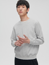 CAREOFLORD Chunqiu Mens base Pure Color Round Collar Pure Cotton Cover Hair Loop Cloth Casual Wear