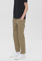 CAREOFL SPRING AUTUMN NEW PRODUCT TIGHTNESS WAIST MEN PURE COTTON CASUAL PANTS ELASTIC STRAIGHT CYLINDER WITH LONG PANTS