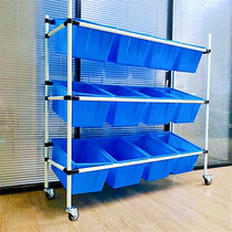 Electric Commercial Bevel Pickup Truck Express Sorting Packed truck barricote Transit mute Line stick trolley with brake