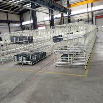 Custom line electronics Removable Fluent Rack Slide Rail Type Shelf Wire Rod Lean tube roller stock shelf