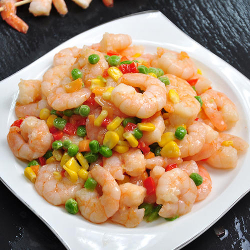 虾仁鲜冻翡翠水晶去虾线不缩水1080g(热品库)