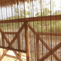 Custom bamboo curtain Roller curtain Shade shading Balcony Tea room Study office Bed and breakfast Japanese bamboo curtain Shushan