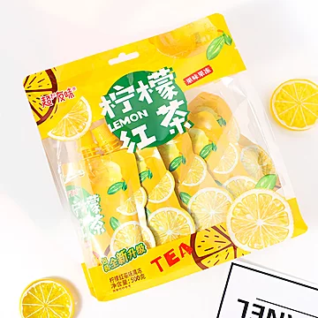 【网红美食】柠檬红茶味吸吸果冻100g[3元优惠券]-寻折猪