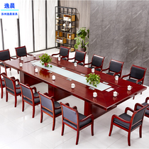 Minima Modern Meeting Table Long Table Paint Meeting Table Multiperson Training Table Large Office Meeting Room Table And Chairs Combination