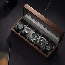 Solid wood mechanical watch storage box display box hand jewelry watch box bracelet box home wooden watch display box