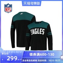 (NFL) Philadelphia Eagle cut-stitched long-sleeved T-shirt-dark cyan-mens
