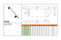 KLS2 diameter 30 tubular handle industrial equipment handle aluminum alloy handle