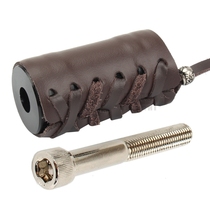 Motorcycle suitable for Harley modification universal gear lever head protective cover retro manual shift head suspension head leather case